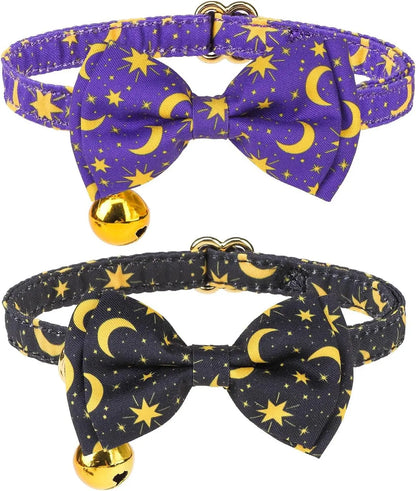 EXPAWLORER Expawlorer Soft Velvet Breakaway Cat Collar With Rhinestones Adjustable Nine To Twelve Inches - Animals & Pet Supplies > Pet Supplies > Pet Collars & Harnesses > Breakaway & Safety Collars cat