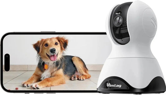 5G/2.4G Indoor Cameras for Home Security, 2.5K Pet Camera with Phone APP for Dog/Cat Vimtag