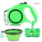 Dog Hugs Cat Three In One Dog Traction Rope And Folding Bowl Set With Integrated Storage Container For Outdoor Adventures - Animals & Pet Supplies > Pet Supplies > Pet Leashes Dog Collars, Leashes & Harnesses