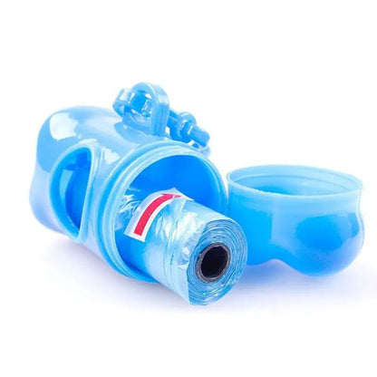 Dog Hugs Cat Three In One Dog Traction Rope And Folding Bowl Set With Integrated Storage Container For Outdoor Adventures - Animals & Pet Supplies > Pet Supplies > Pet Leashes Dog Collars, Leashes & Harnesses