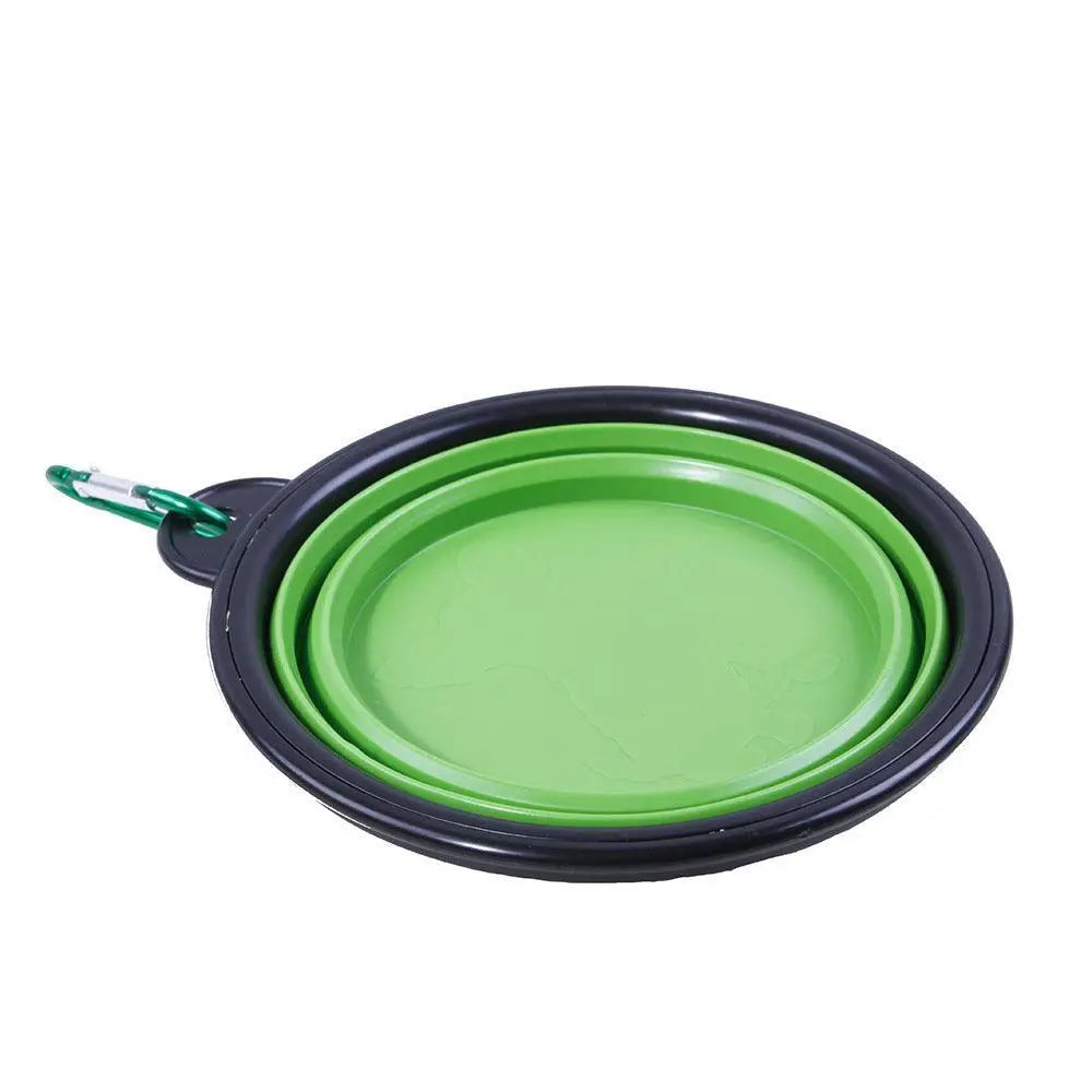 3-In-1 Dog Traction Rope And Folding Bowl Set Dog Hugs Cat