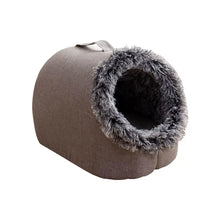 Excel Pets WarmNest Cozy Cave Self Warming Tent Bed For Pets Plush Insulated Hideaway For Cold Days - Animals & Pet Supplies > Pet Supplies > Pet Beds > Caves cat