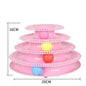 Dog Hugs Cat Interactive Cat Ball Tower Tracks Toy For Cats Multi Level Ball Track Sparks Chase Swat And Pounce Playtime - Animals & Pet Supplies > Pet Supplies > Cat Supplies > Cat Toys > Interactive Toys Cat Toys