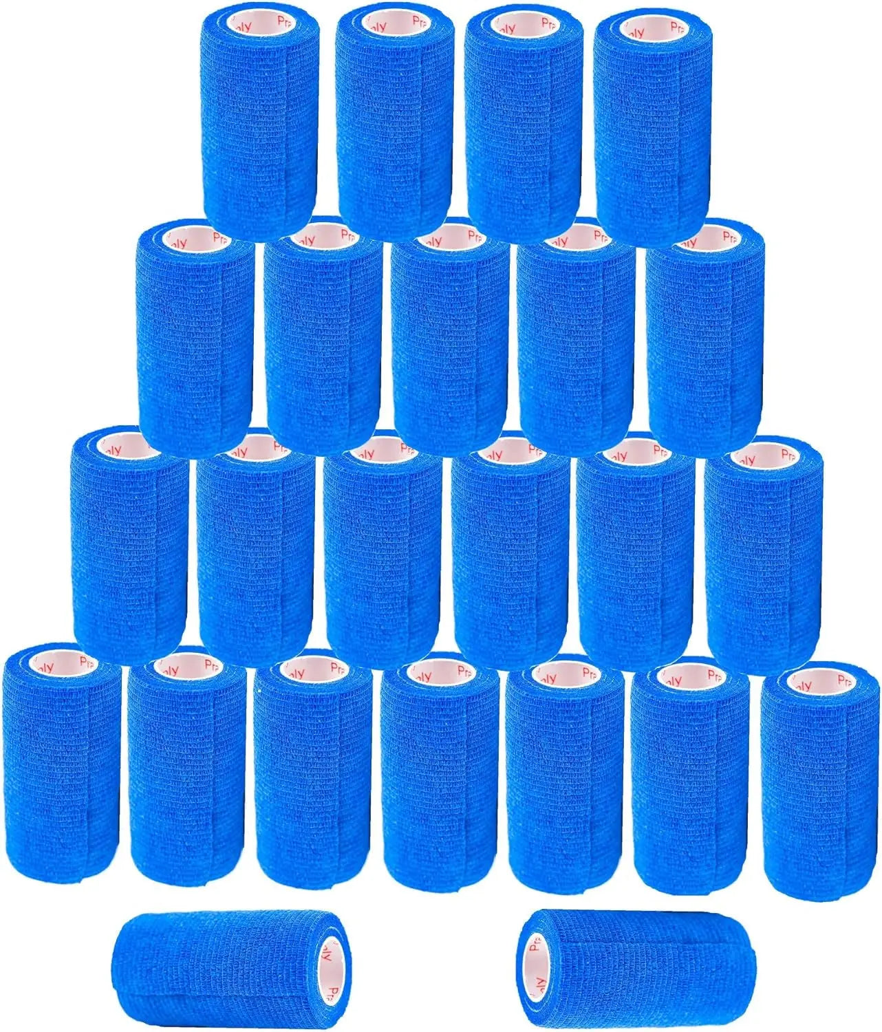 Prairie Horse Supply Bulk Pack 4 Inch Veterinary Wrap Tape Prairie Horse Self Adhesive Vet Wrap With Colorful Designs 5 Yard Roll - Animals & Pet Supplies > Pet Supplies > Pet Medical Tape & Bandages Equine