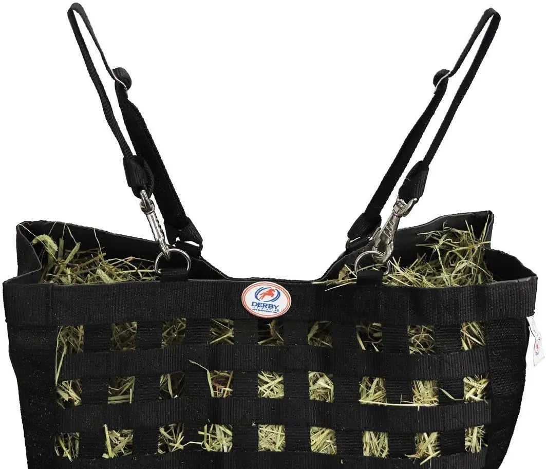 Premium Slow Feed Horse Hay Bag with Durable Bottom and 6-Month Warranty Paris Tack