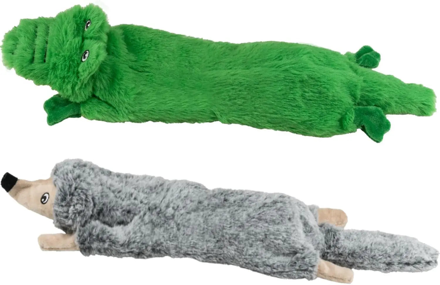 SHARLOVY SharLovy 5 Pack Plush Squeaky Dog Toys For Chewing And Teething Squirrel Cow Fox Wolf Tiger Bundle - Animals & Pet Supplies > Pet Supplies > Dog Supplies > Dog Toys Dog