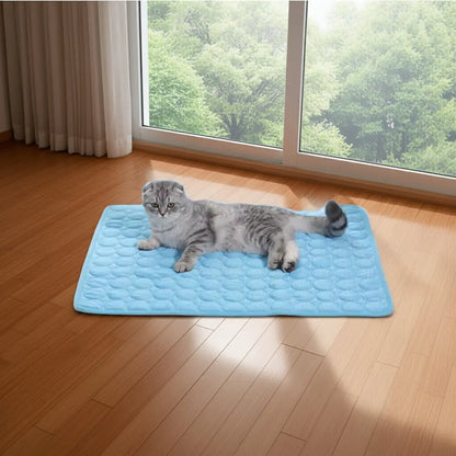 Excel Pets Cool And Comfy Sofa Cooling Pet Pad For Small Dogs And Cats Ideal For Summer Comfort And Sleep - Animals & Pet Supplies > Pet Supplies > Pet Beds > Cooling Beds cat