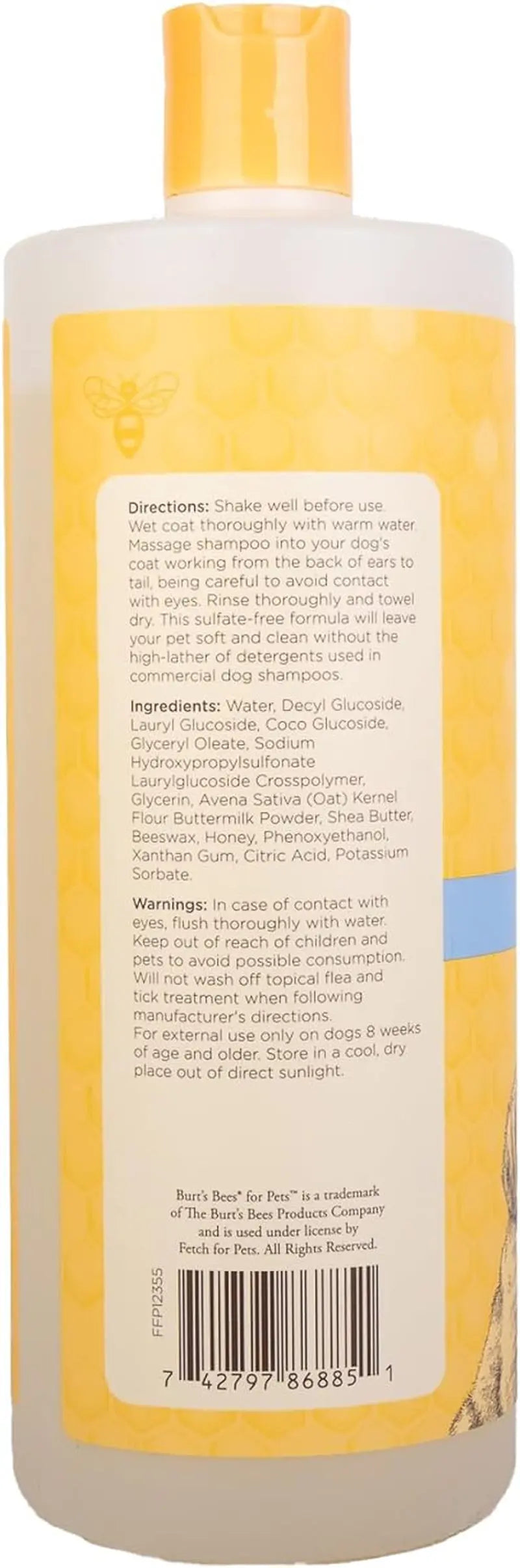 Tearless Puppy Shampoo with Buttermilk, 95% Natural Origin Formulas, Shampoo for Puppies - Gentle Dog and Puppy Shampoo Tear Free, Best Puppy Shampoo Tearless, 32 Oz Excel Pets