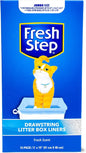 Fetch for Pets Fresh Step Drawstring Cat Litter Box Liners Heavy Duty 2 Mil Thick Litter Bags For Easy Cleanup - Animals & Pet Supplies > Pet Supplies > Cat Supplies > Cat Litter > Cat Litter Box Liners cat