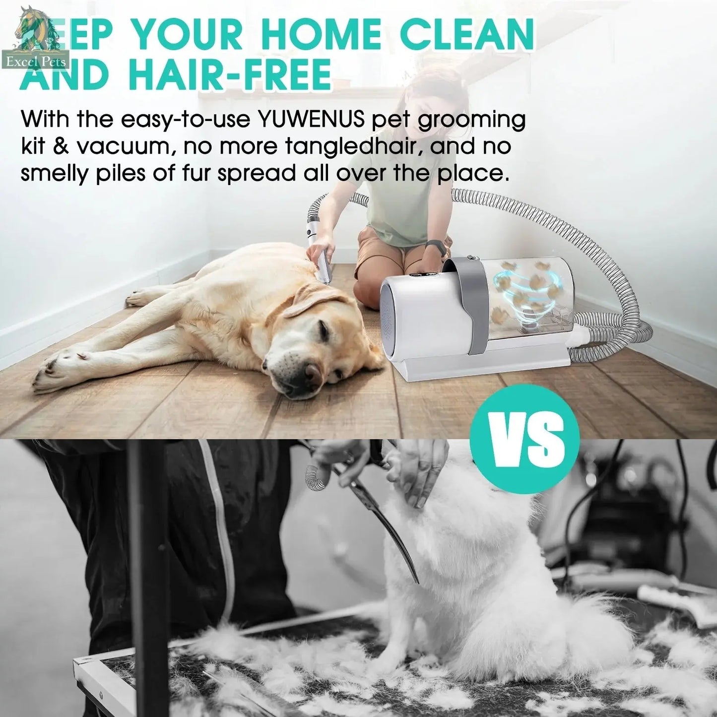 5 in 1 Pet Grooming Kit & Vacuum MJ's Pet Closet