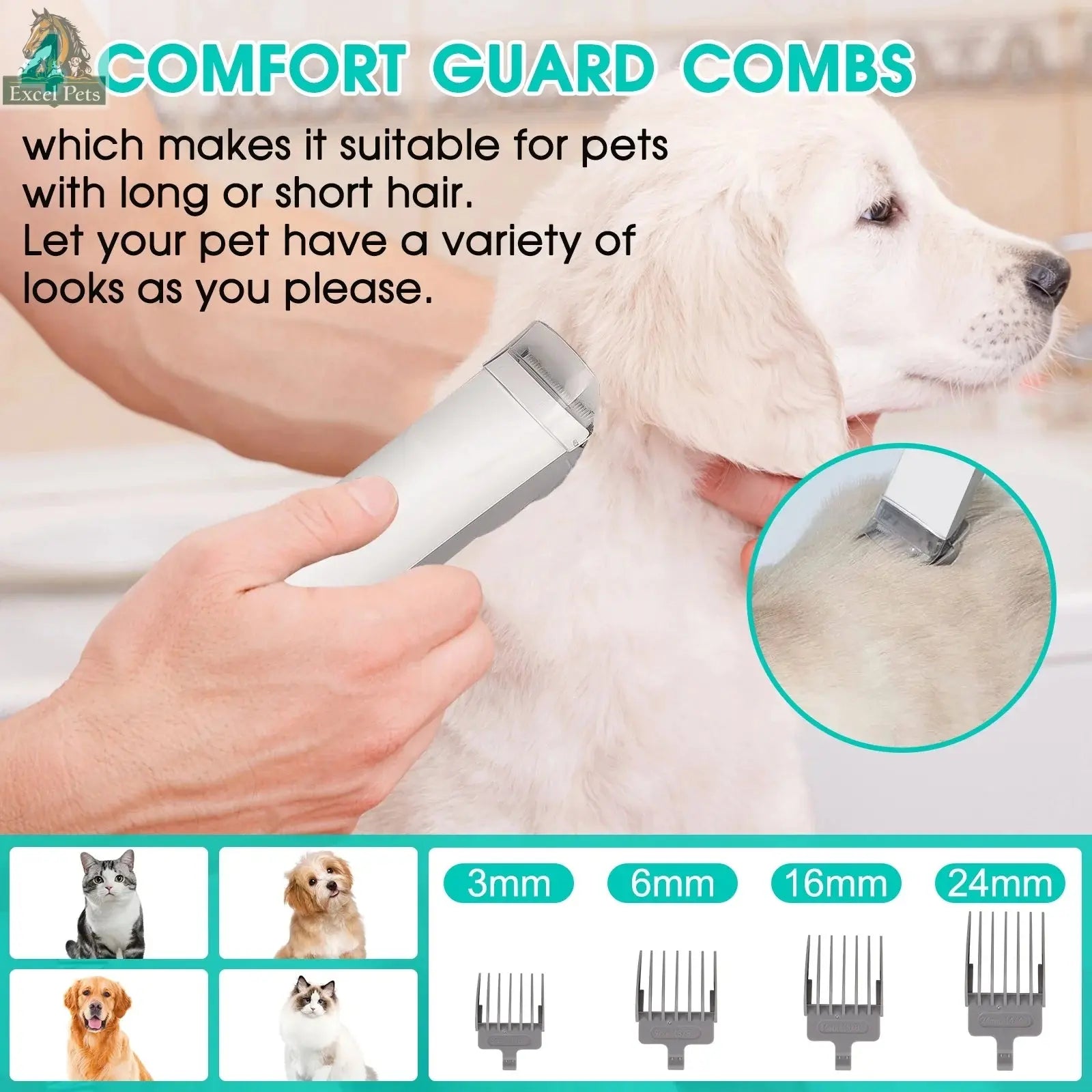 5 in 1 Pet Grooming Kit & Vacuum MJ's Pet Closet