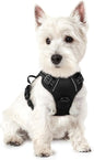 GLOBEGOU CO.,LTD Rabbitgoo Large Dog Harness No Pull Adjustable Soft Padded Vest Reflective Oxford Material Red Plaid Dual Leash Clips - Animals & Pet Supplies > Pet Supplies > Pet Collars & Harnesses Dog