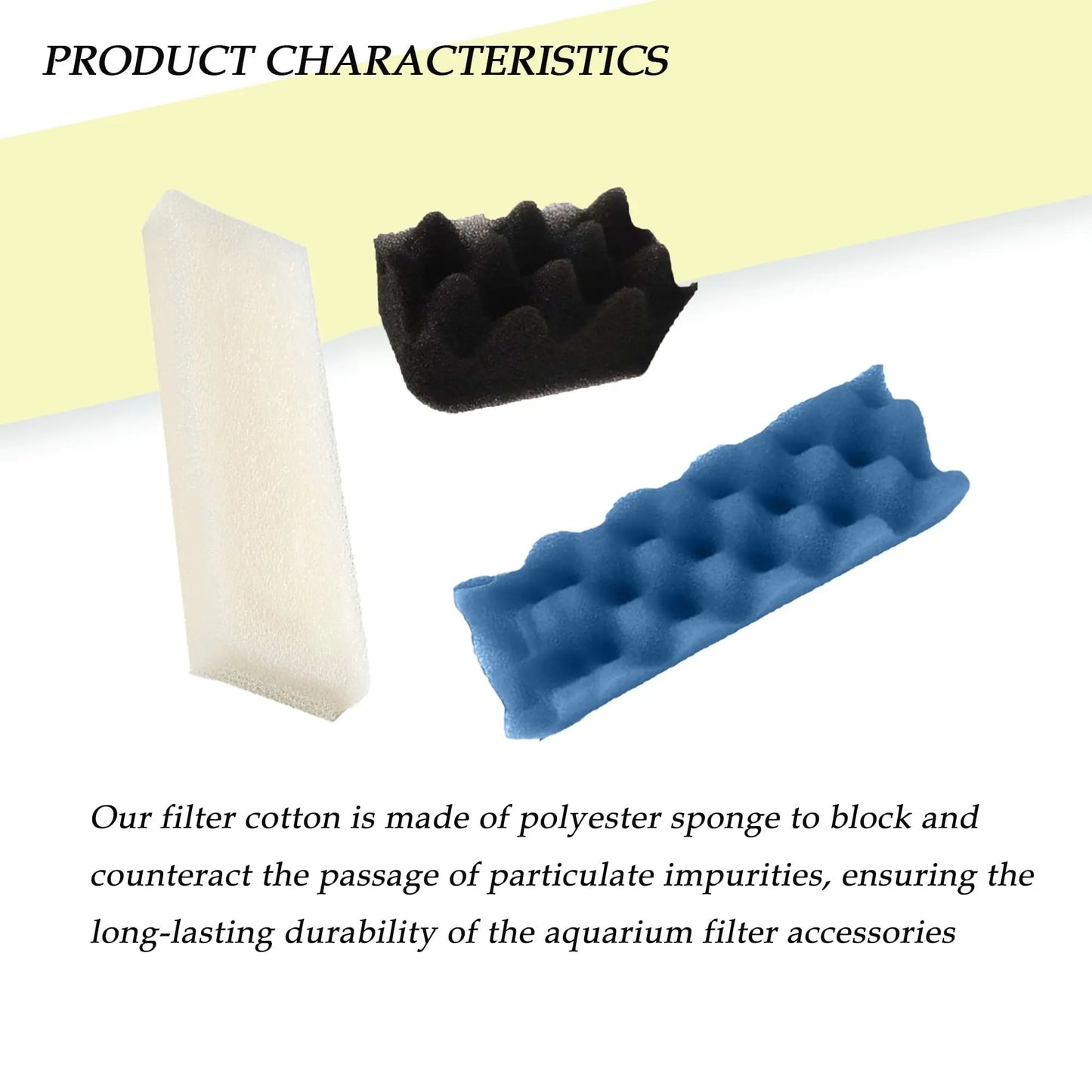 Delapan Delapan Bio Foam Max Replacement Inserts Six Pack for Aquarium Filter Media High Performance - Animals & Pet Supplies > Pet Supplies > Fish & Aquatic Supplies > Aquarium Filters > Sponge Aquarium Filters