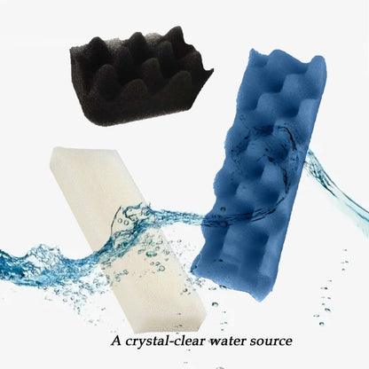 Delapan Delapan Bio Foam Max Replacement Inserts Six Pack for Aquarium Filter Media High Performance - Animals & Pet Supplies > Pet Supplies > Fish & Aquatic Supplies > Aquarium Filters > Sponge Aquarium Filters