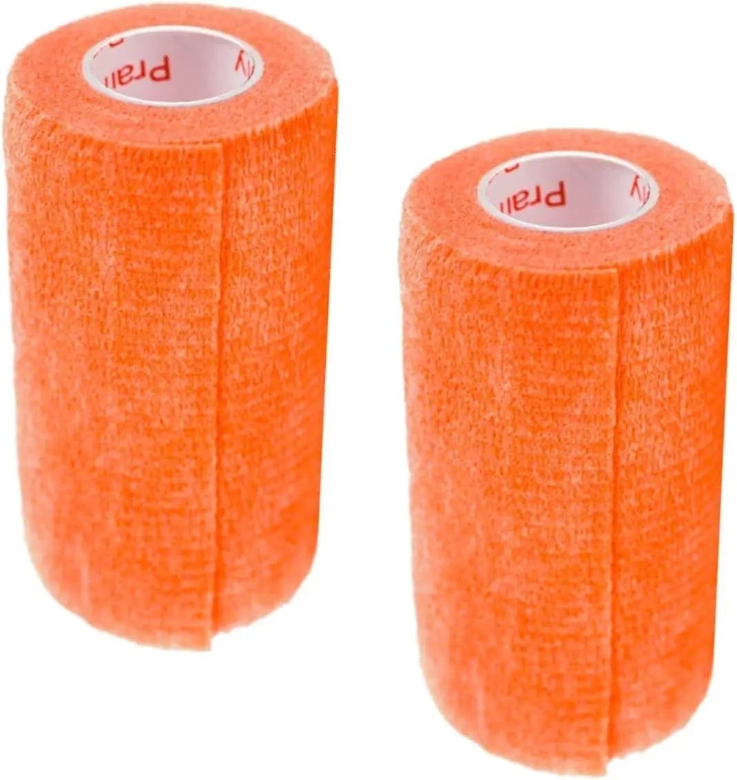 Prairie Horse Supply Bulk Pack 4 Inch Veterinary Wrap Tape Prairie Horse Self Adhesive Vet Wrap With Colorful Designs 5 Yard Roll - Animals & Pet Supplies > Pet Supplies > Pet Medical Tape & Bandages Equine