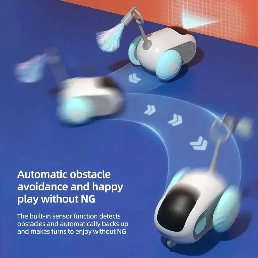 Cat Chase Car – Automatic Rolling Toy for Non-Stop Feline Fun Excel Pets