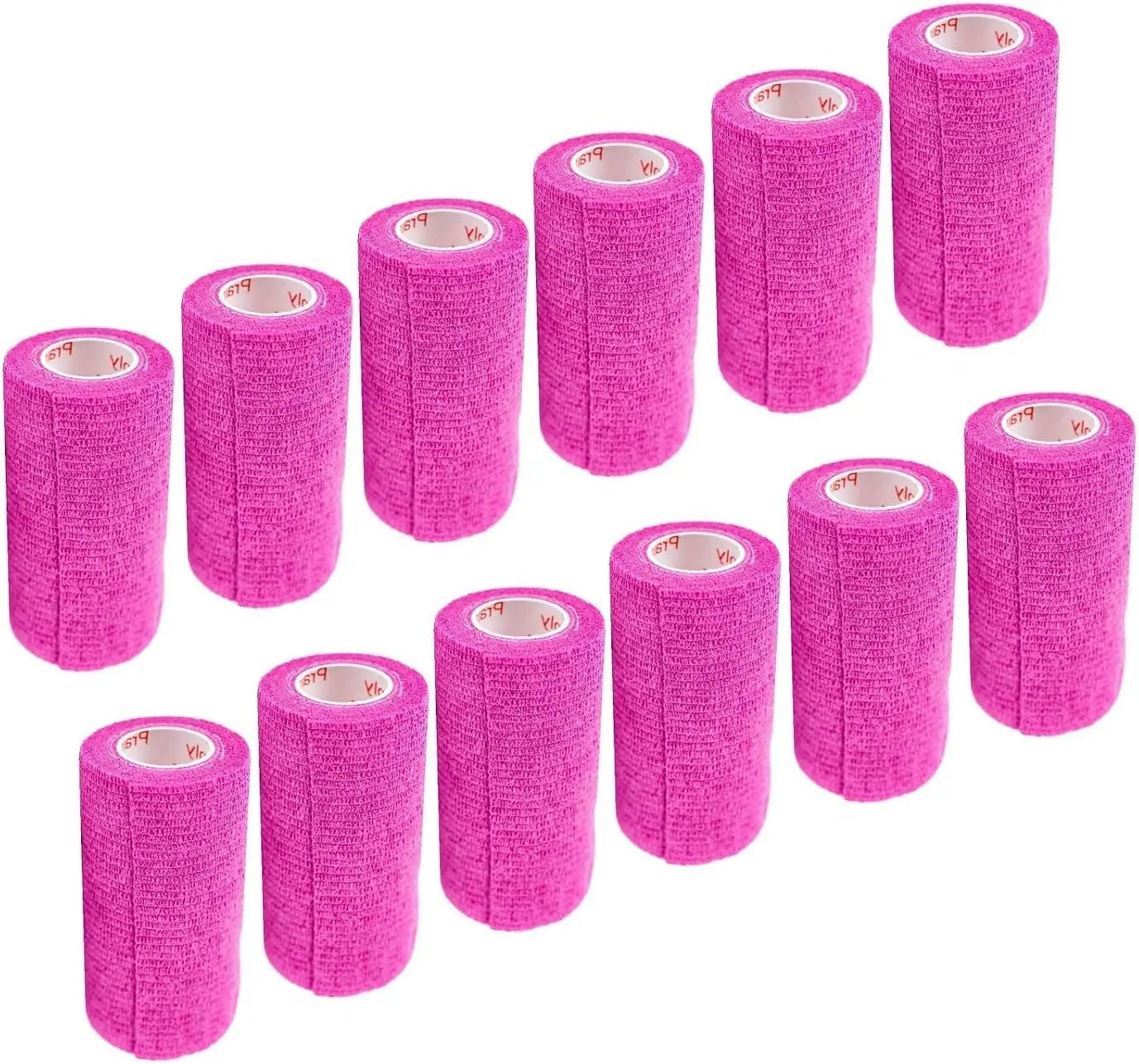 Prairie Horse Supply Bulk Pack 4 Inch Veterinary Wrap Tape Prairie Horse Self Adhesive Vet Wrap With Colorful Designs 5 Yard Roll - Animals & Pet Supplies > Pet Supplies > Pet Medical Tape & Bandages Equine