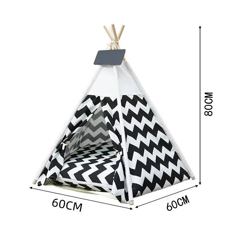 Stylish Pet Tent Hideaway for Cats, Dogs & Adventurous Naps Excel Pets