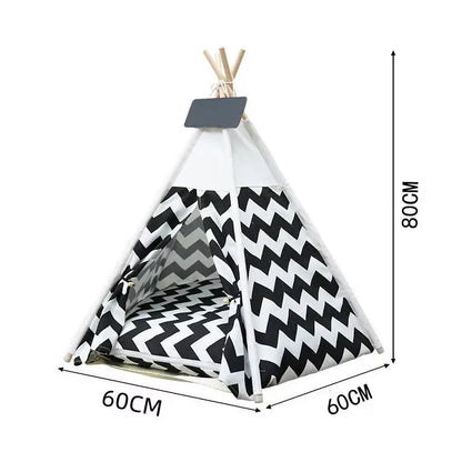 Stylish Pet Tent Hideaway for Cats, Dogs & Adventurous Naps Excel Pets