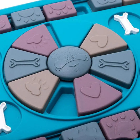 Interactive Food Puzzle Toy For Dogs - Enhance Intelligence And Problem-Solving Skills Dog Hugs Cat