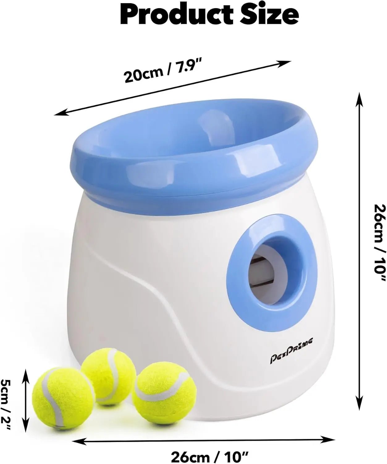 Pet Prime Automatic Ball Launcher for Small and Medium Dogs PetPrime