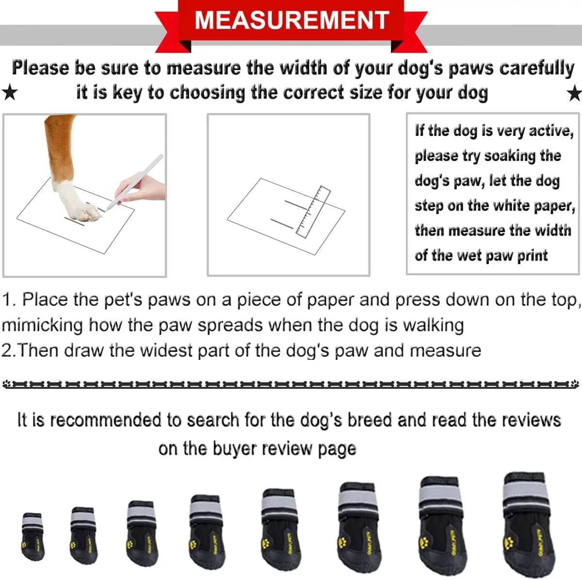 Ultimate QUMY Dog Shoes for Large Breeds - Durable, Water-Resistant Boots & Paw Protectors for Year-Round Adventures and Indoor Comfort QUMY