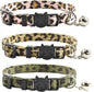 xpangle Triple Pack Adjustable Breakaway Cat Collars With Bells For Safe Comfortable Active Cats In Colorful Styles - Animals & Pet Supplies > Pet Supplies > Pet Collars & Harnesses > Breakaway & Safety Collars cat