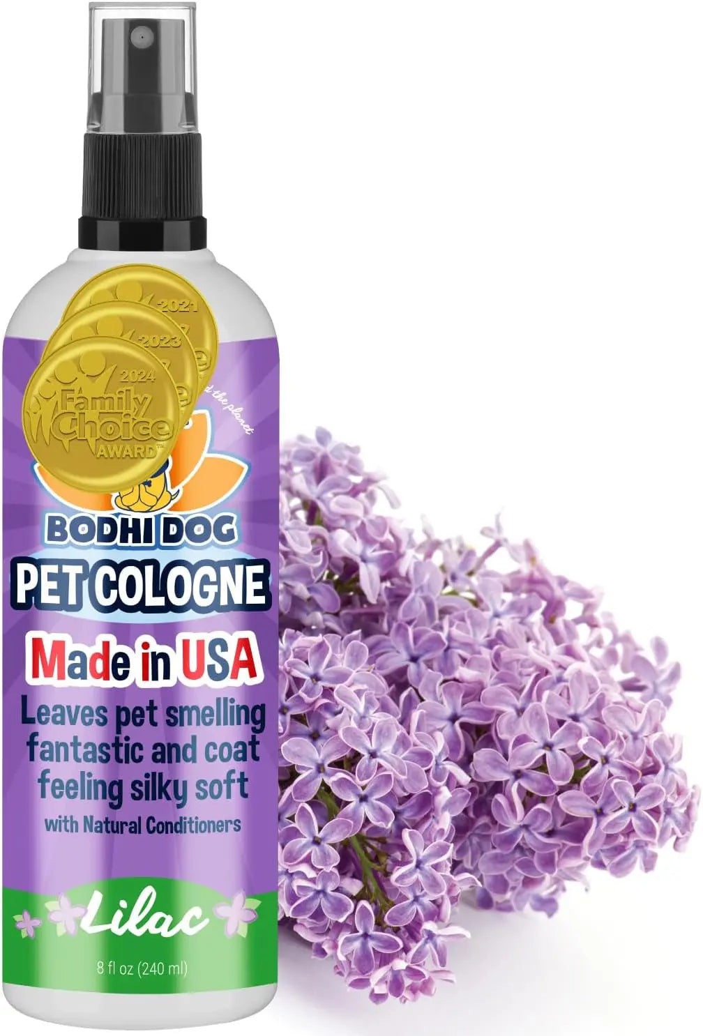 Bodhi Dog Natural Dog Cologne - Refreshing Baby Powder Scented Deodorizing Spray & Conditioner for Dogs and Cats - Safe, Gentle Formula for All Pets - 4 Fl Oz Made in USA Bodhi Dog