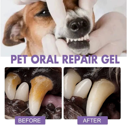 Excel Pets FreshPaws Pet Oral Repair Gel For Fresh Breath Clean Teeth Healthy Gums Tartar Control Easy Swipe - Animals & Pet Supplies > Pet Supplies > Pet Oral Care Supplies > Dental Gels Dog