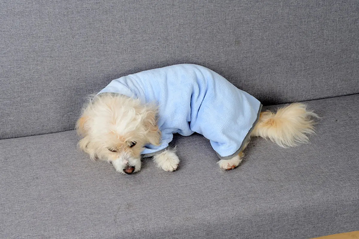 Quick-Drying Pet Towel Dog Bathrobe Pet Dog Bath Towel for Dogs and Cats Microfiber Absorbent Pet Drying Towel Pet Supplies Pet Products Excel Pets
