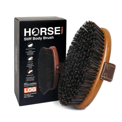 MAXIMILIAN Maximilian Handmade Stiff Body Premium Horse Brush For Professional Grooming And Effortless Mud Sweat Dirt Removal - Sporting Goods > Outdoor Recreation > Equestrian > Horse Care > Horse Grooming > Horse Grooming Combs, Brushes & Mitts Equine