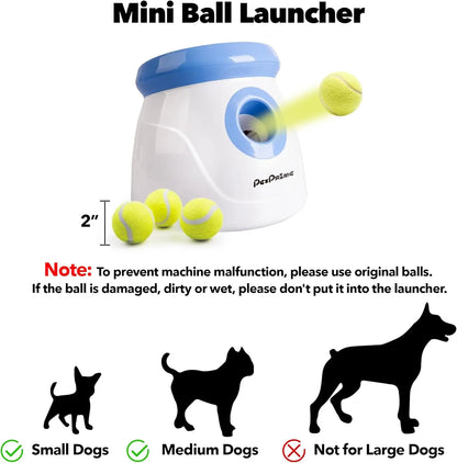 PetPrime Automatic Ball Launcher for Dogs Safe Adjustable Distance Indoor Outdoor Use with Free Shipping - Animals & Pet Supplies > Pet Supplies > Dog Supplies > Dog Toys Dog