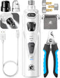Shenzhen Sanqi Technology Co., Ltd LOPSIC Whisper Quiet Dog Nail Grinder Rechargeable Trimmer With 2 LED Lights And 3 Grinding Wheels For Safe Nail Care - Animals & Pet Supplies > Pet Supplies > Pet Grooming Supplies Dog