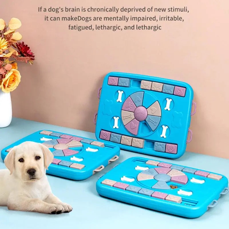 Interactive Food Puzzle Toy For Dogs - Enhance Intelligence And Problem-Solving Skills Dog Hugs Cat