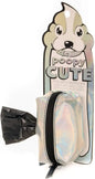 poopyCUTE Poopycute Checkered Dog Poop Bag Dispenser And Treat Pouch By Fydelity PoopyCUTE On The Go Pet Accessory - Animals & Pet Supplies > Pet Supplies > Pet Waste Bag Dispensers & Holders Dog