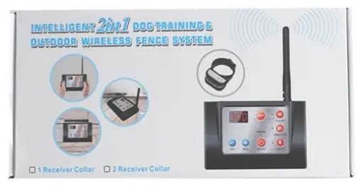 Wireless Petsafe Containment System with multi-mode training collars and wireless electronic fence for dog training