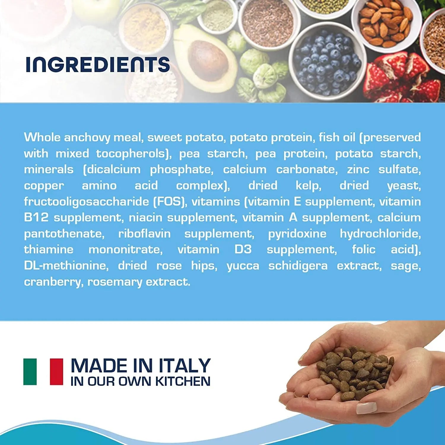 Forza10 Legend Sensitive Skin Dog Food, Grain Free Dry Dog Food for Sensitive Skin with Curative Herbs, Wild Caught Anchovy Flavor Allergy Dog Food, for Adult Dogs, Pack of 1 (5 Pounds) Forza10