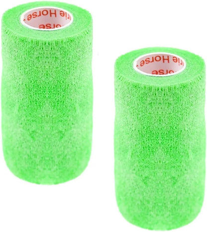 Prairie Horse Supply Bulk Pack 4 Inch Veterinary Wrap Tape Prairie Horse Self Adhesive Vet Wrap With Colorful Designs 5 Yard Roll - Animals & Pet Supplies > Pet Supplies > Pet Medical Tape & Bandages Equine