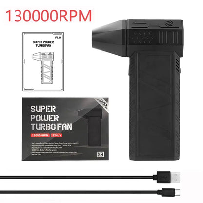 caer Caer Mini Turbo Jet Fan Electric Air Duster With 3 Speed Settings And 130000 RPM For Efficient Car And Computer Cleaning - Animals & Pet Supplies > Pet Supplies