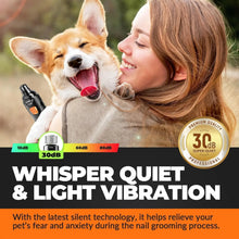 Shenzhen Sanqi Technology Co., Ltd LOPSIC Whisper Quiet Dog Nail Grinder Rechargeable Trimmer With 2 LED Lights And 3 Grinding Wheels For Safe Nail Care - Animals & Pet Supplies > Pet Supplies > Pet Grooming Supplies Dog