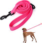 Universal Promotions Mile High Life Bungee Dog Leash For Small Dogs Elastic Stretch 3 To 5 Feet In Blue Orange Lime Pink - Animals & Pet Supplies > Pet Supplies > Pet Leashes Dog