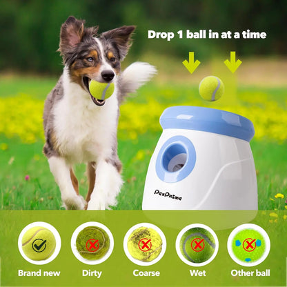PetPrime Automatic Ball Launcher for Dogs Safe Adjustable Distance Indoor Outdoor Use with Free Shipping - Animals & Pet Supplies > Pet Supplies > Dog Supplies > Dog Toys Dog