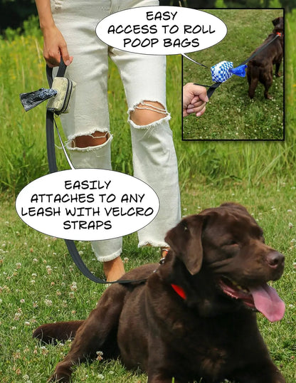 poopyCUTE Poopycute Checkered Dog Poop Bag Dispenser And Treat Pouch By Fydelity PoopyCUTE On The Go Pet Accessory - Animals & Pet Supplies > Pet Supplies > Pet Waste Bag Dispensers & Holders Dog