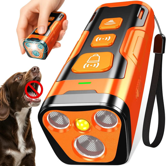 Advanced Ultrasonic Dog Bark Deterrent Device with 6 Training Modes and 23 FT Range for Effective Behavior Correction - Safe, Humane, and Compact Solution for Dogs ShenZhen TIZE Technology Co.,Ltd