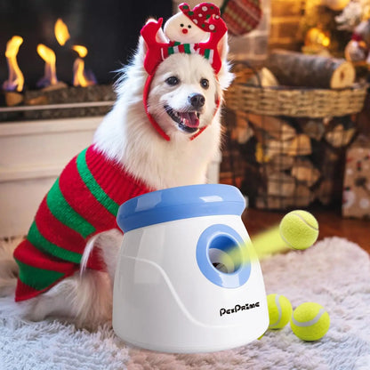 PetPrime Automatic Ball Launcher for Dogs Safe Adjustable Distance Indoor Outdoor Use with Free Shipping - Animals & Pet Supplies > Pet Supplies > Dog Supplies > Dog Toys Dog