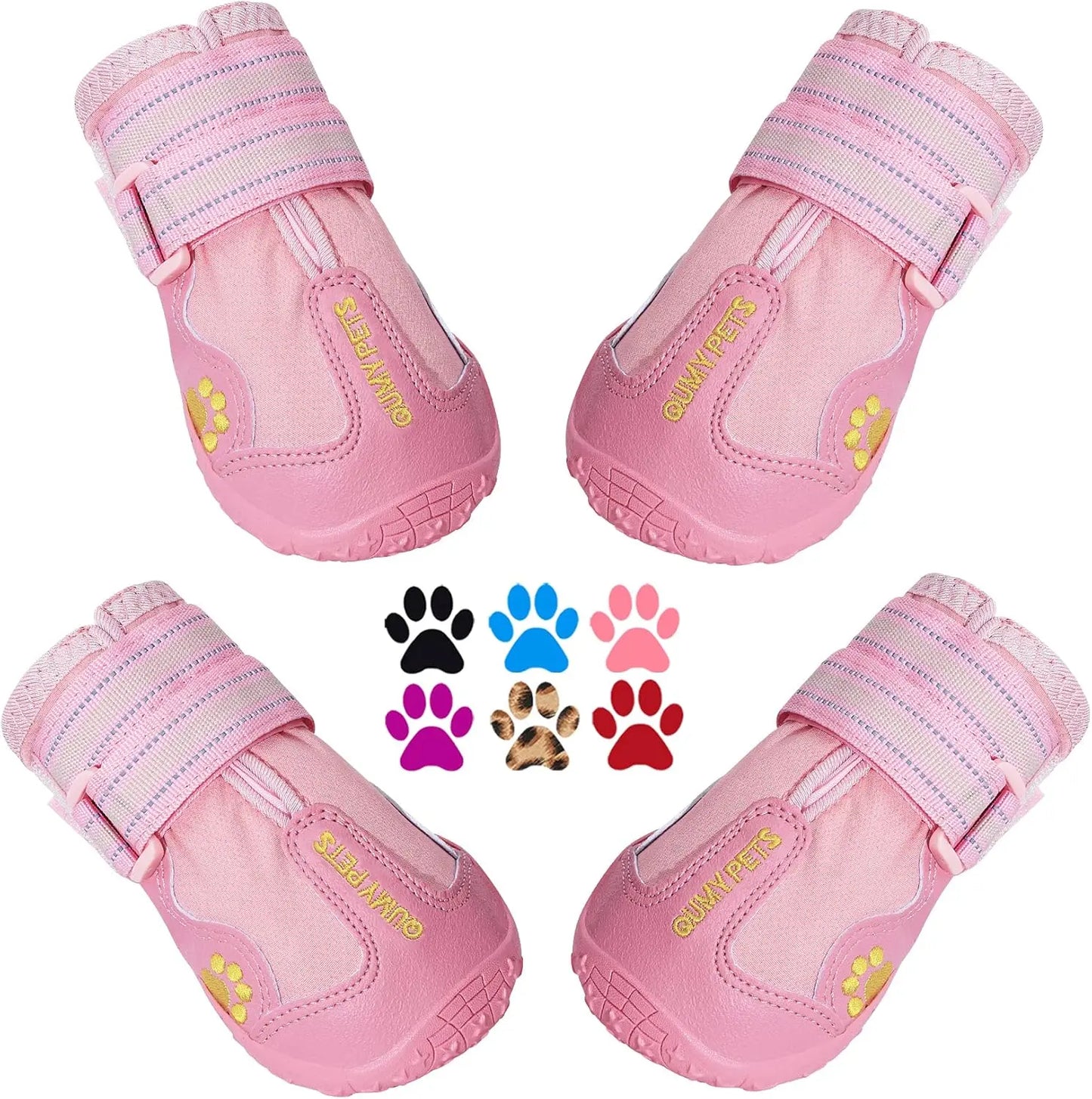 Ultimate QUMY Dog Shoes for Large Breeds - Durable, Water-Resistant Boots & Paw Protectors for Year-Round Adventures and Indoor Comfort QUMY