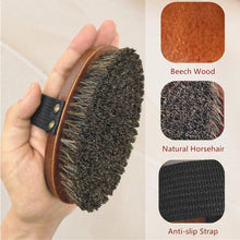 YIOYOODA YIOYOODA Natural Horsehair Dry Brush With Ergonomic Wooden Handle For Exfoliating Body Skin Health And Lymphatic Support - Sporting Goods > Outdoor Recreation > Equestrian > Horse Care > Horse Grooming > Horse Grooming Combs, Brushes & Mitts Equine
