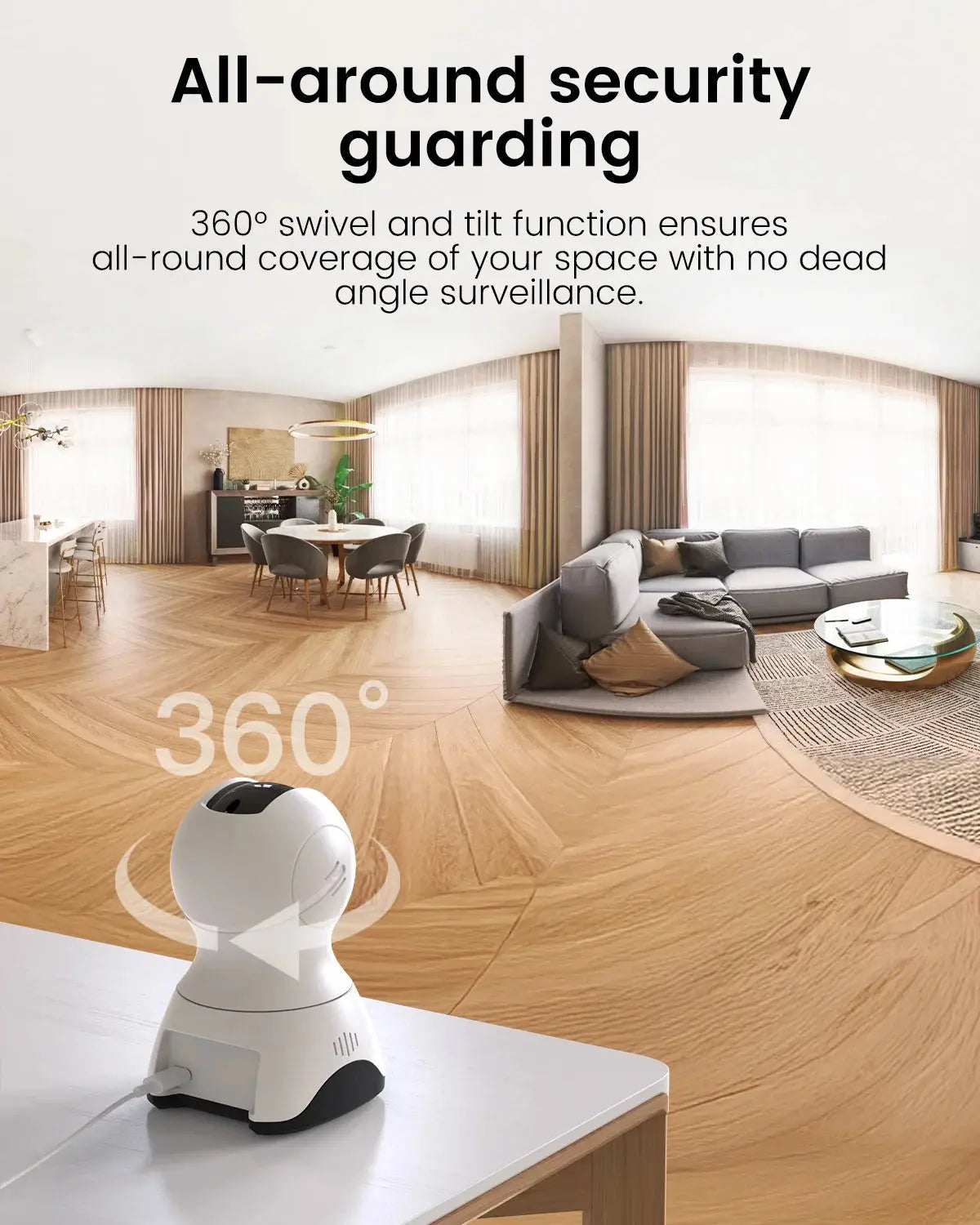 5G/2.4G Indoor Cameras for Home Security, 2.5K Pet Camera with Phone APP for Dog/Cat Vimtag