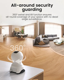 Vimtag 5G And 2.4G Indoor Security Camera For Home 2.5K 4MP Pet Camera With App For Dogs Cats 8X Zoom - Cameras & Optics > Cameras > Surveillance Cameras Other