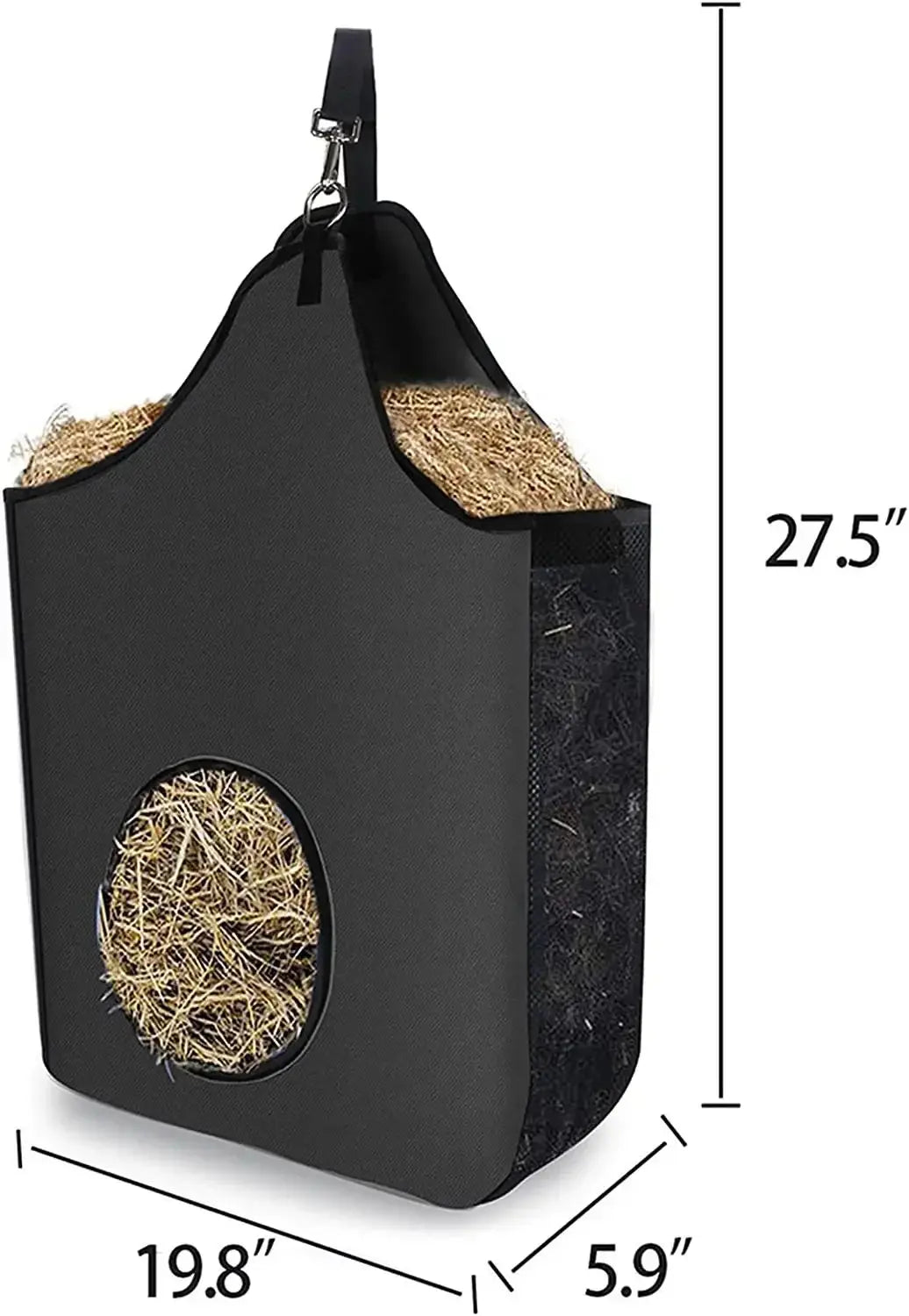 Hay Bag for Horse Pouch Oxford Feeding Waterproof Animals Feeder Hay Sheep Horse Accessories Equestrian Equipment Farm Supplies Excel Pets